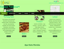 Tablet Screenshot of kanayafood.com